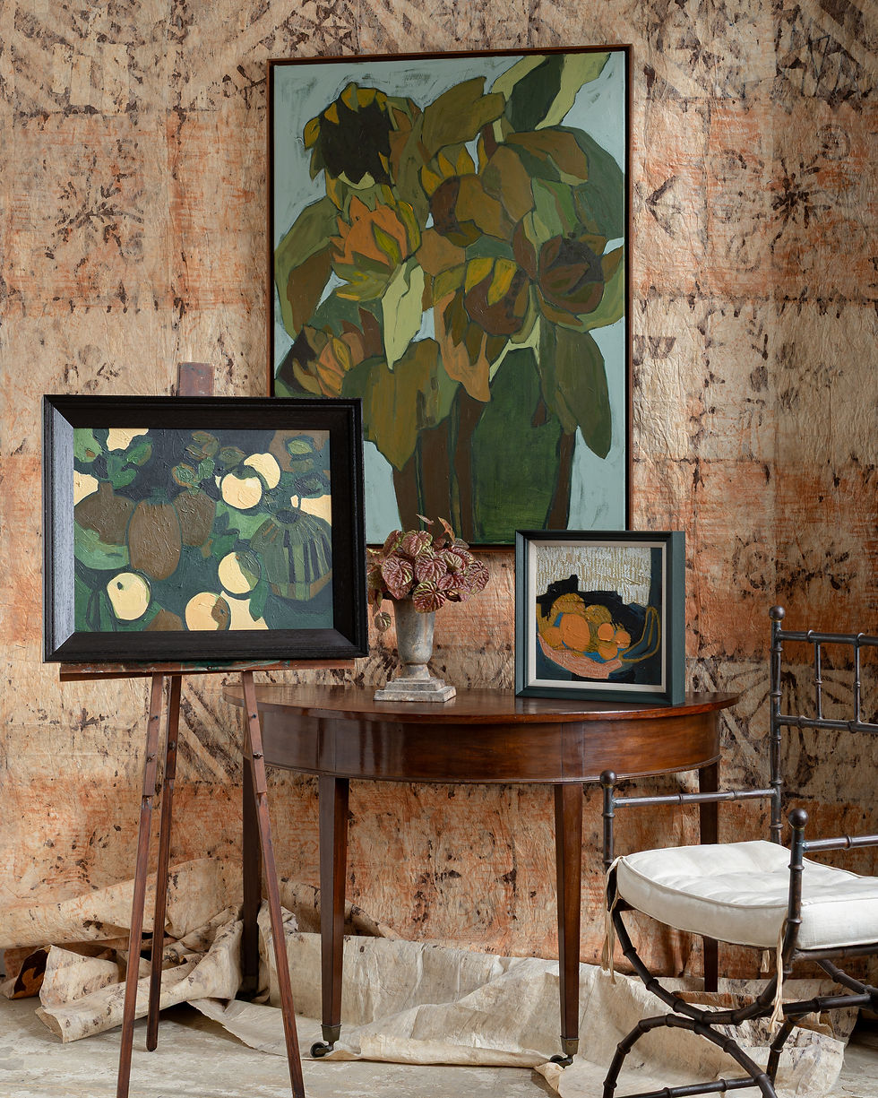 Thumbnail: An original painting by London artist Nadia Tuercke.