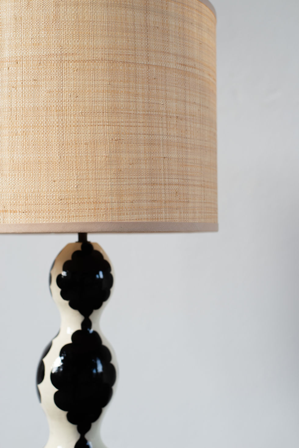Thumbnail: A sculptural table lamp from British ceramic artist