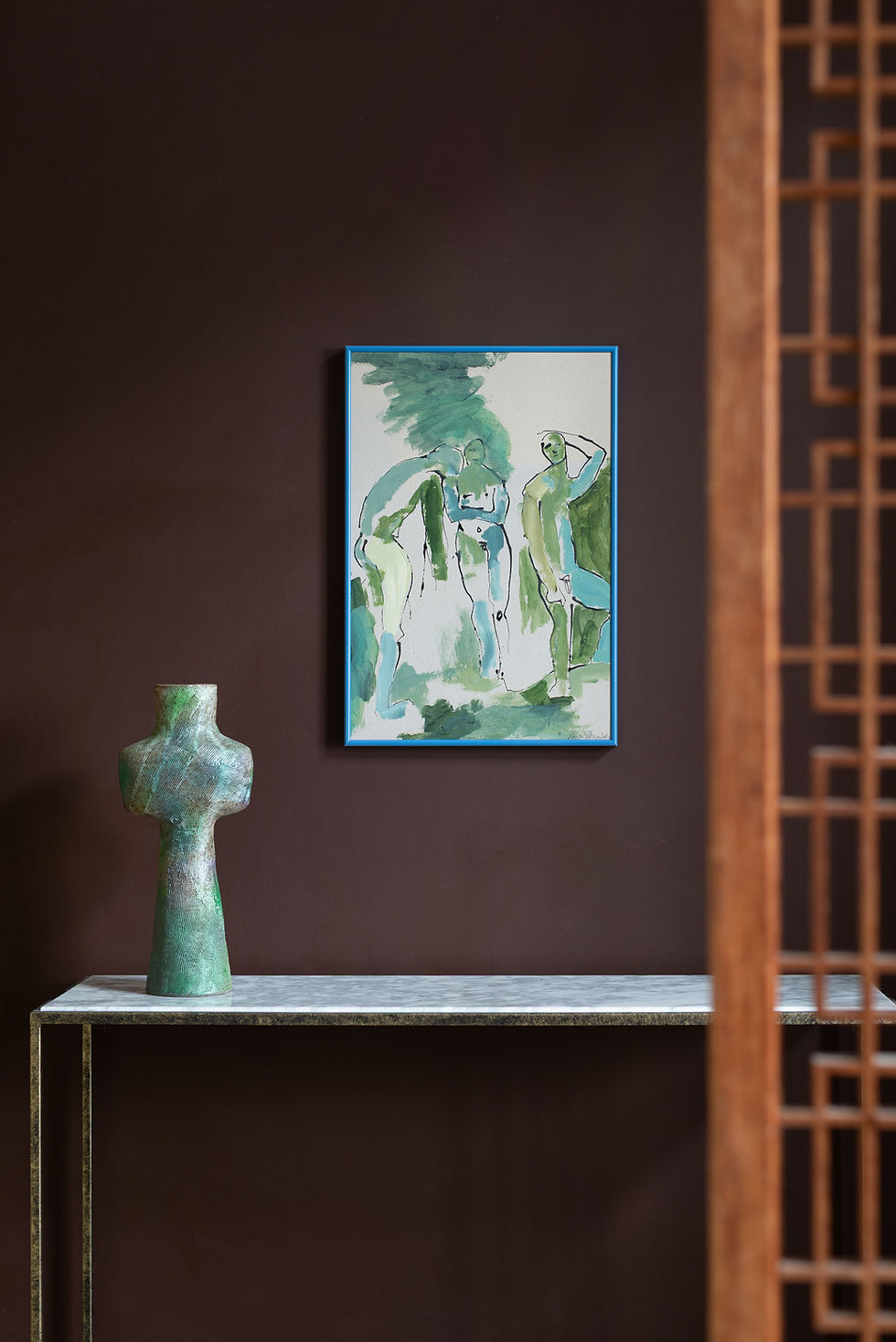 Thumbnail: An original figurative painting by artist Gavin Houghton