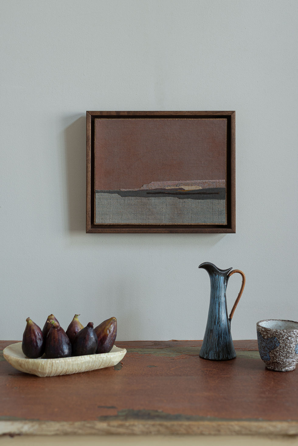 An original piece by artist Mary Norden. Collected vintage fabrics from Mary's international archive.