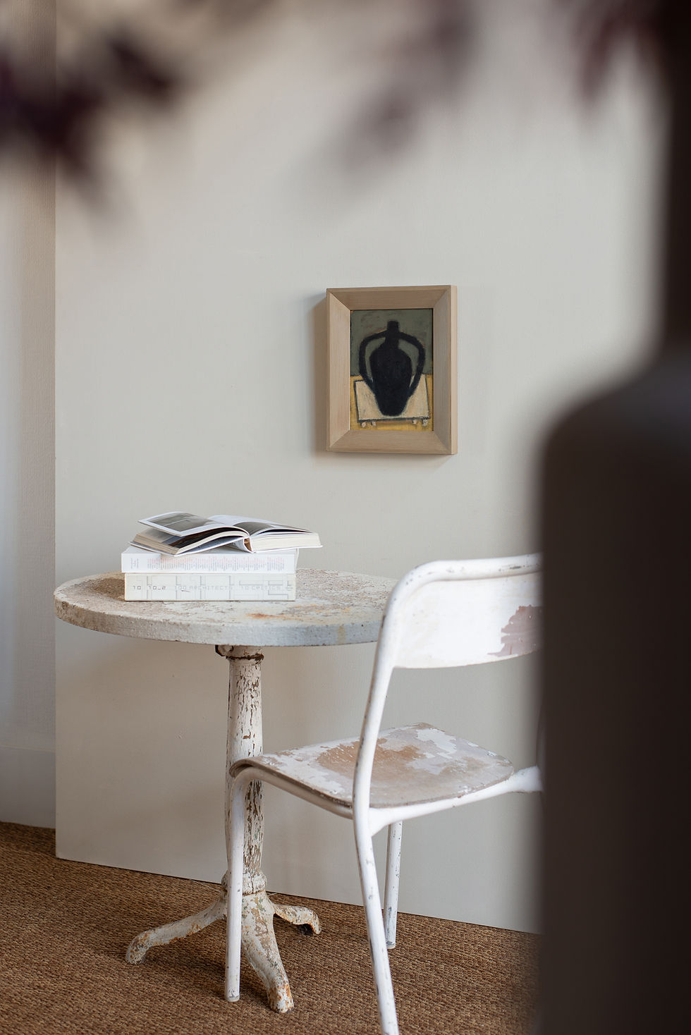 An original piece by artist Marjorie Bloch.