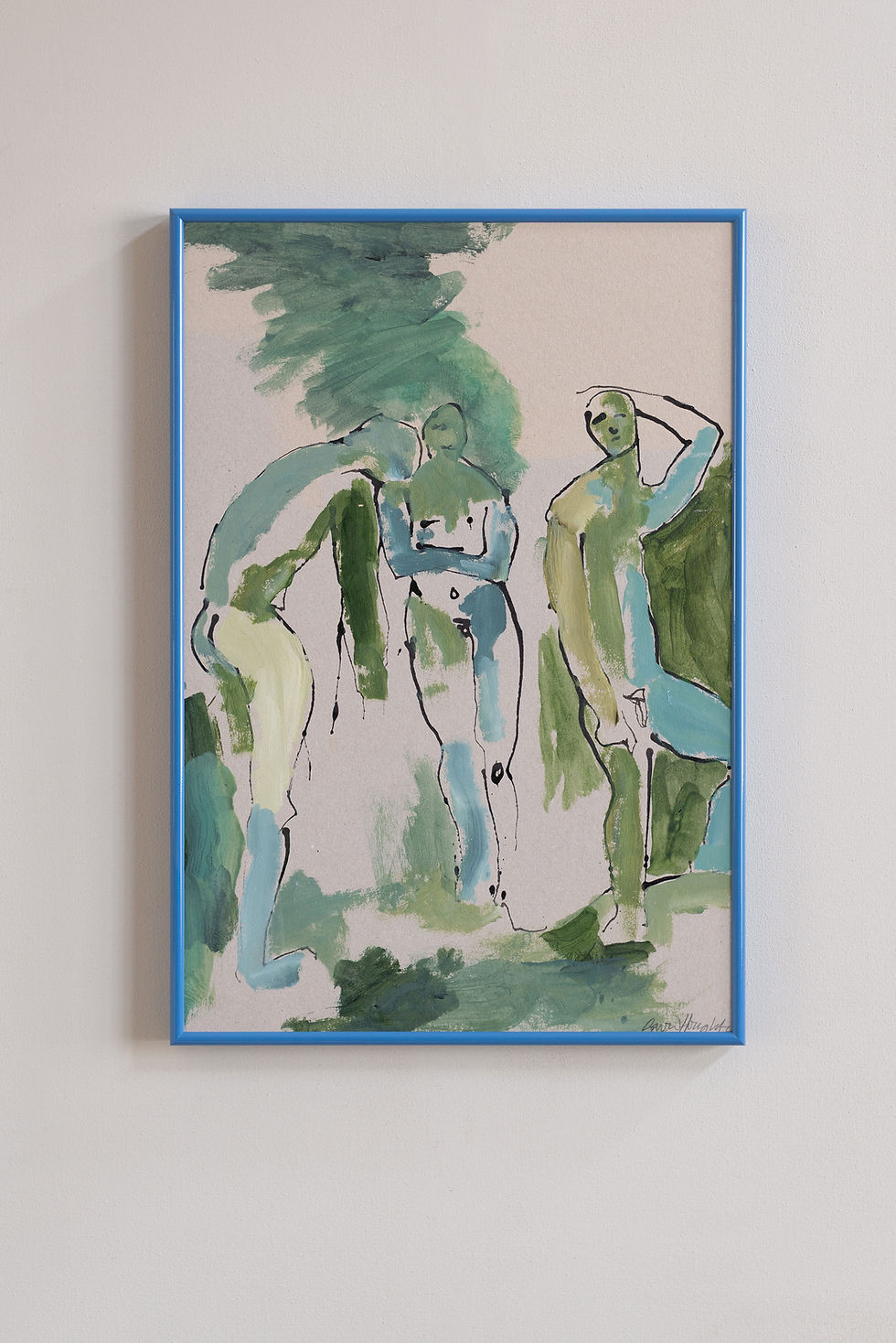An original figurative painting by artist Gavin Houghton