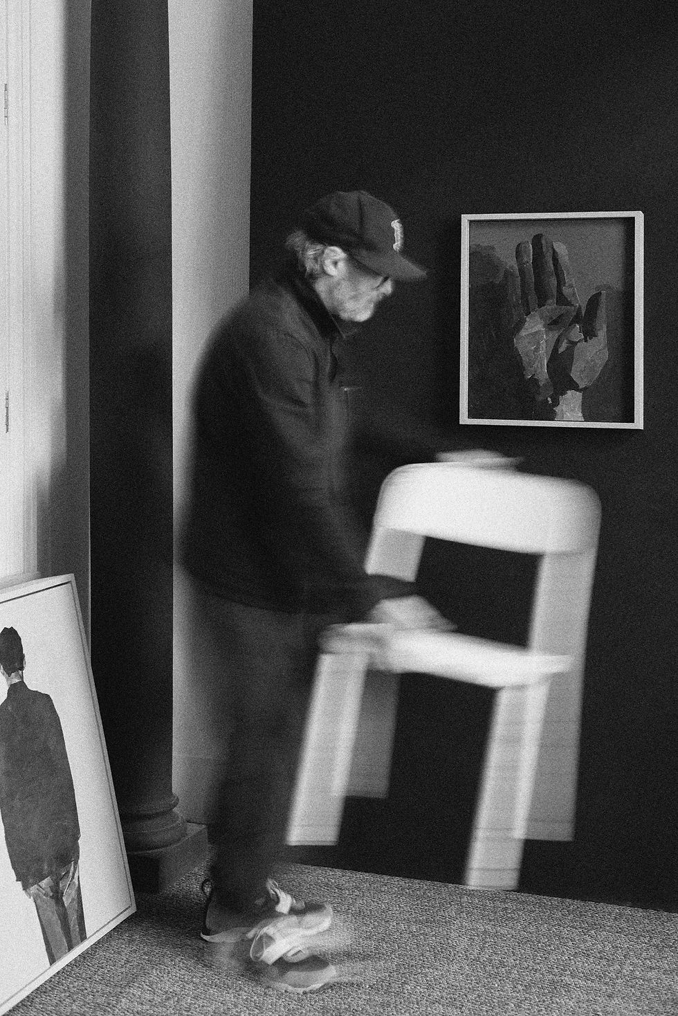 Thumbnail: An original painting from the studio of London artist Stuart McHarrie.