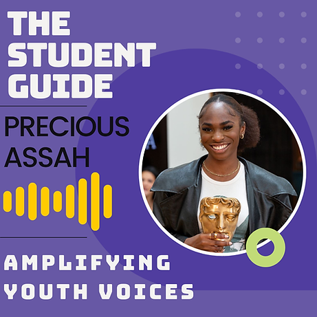 Precious Assah – BAFTA Young Presenter Winner 2023 | Journalism Undergraduate at De Montfort University | Host, Presenter, Podcaster, Broadcaster & Journalist