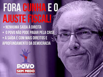 Frente Povo Sem Medo convoca ato Fora Cunha para o próximo dia 8 de novembro