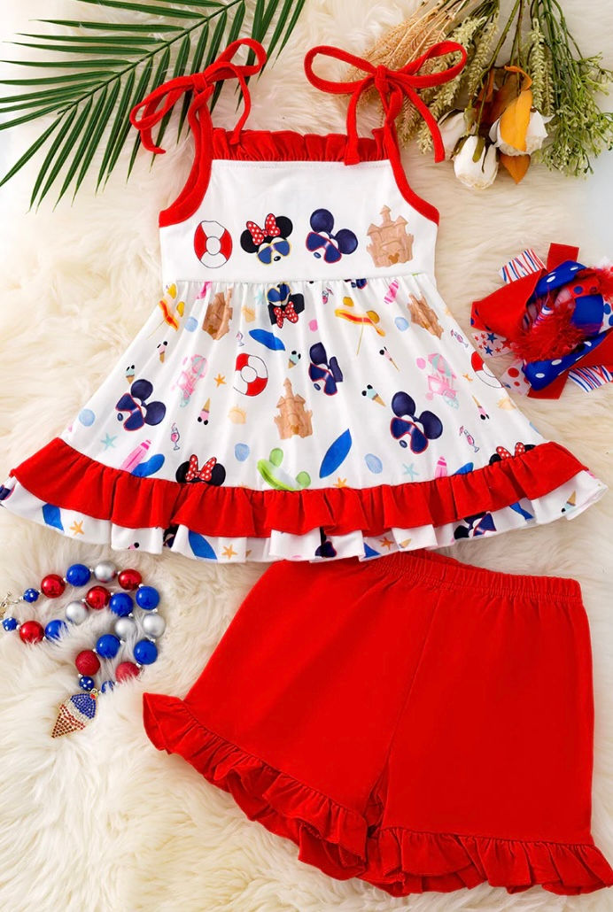 Minnie Mouse Short Set