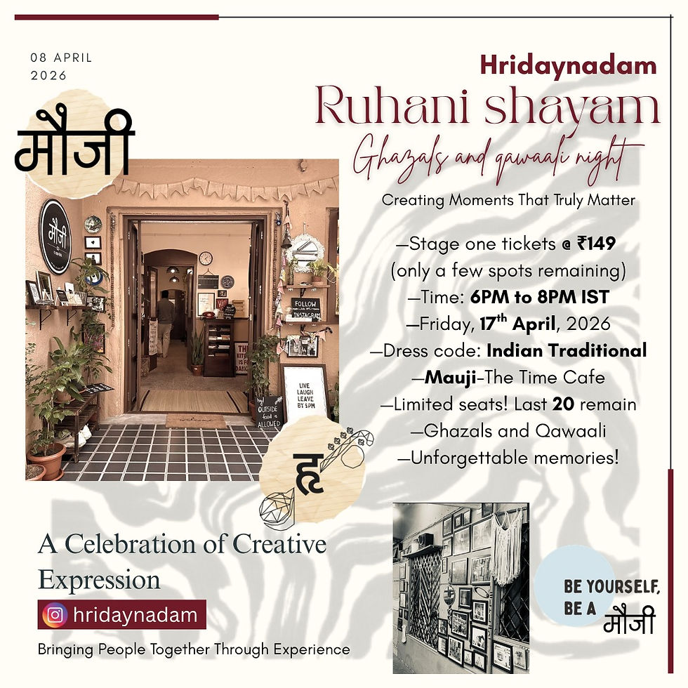 Ruhani Shayam - Mauji X HridayNādam