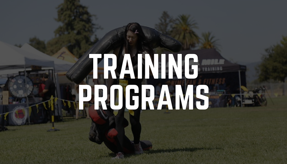 Training Programs Header
