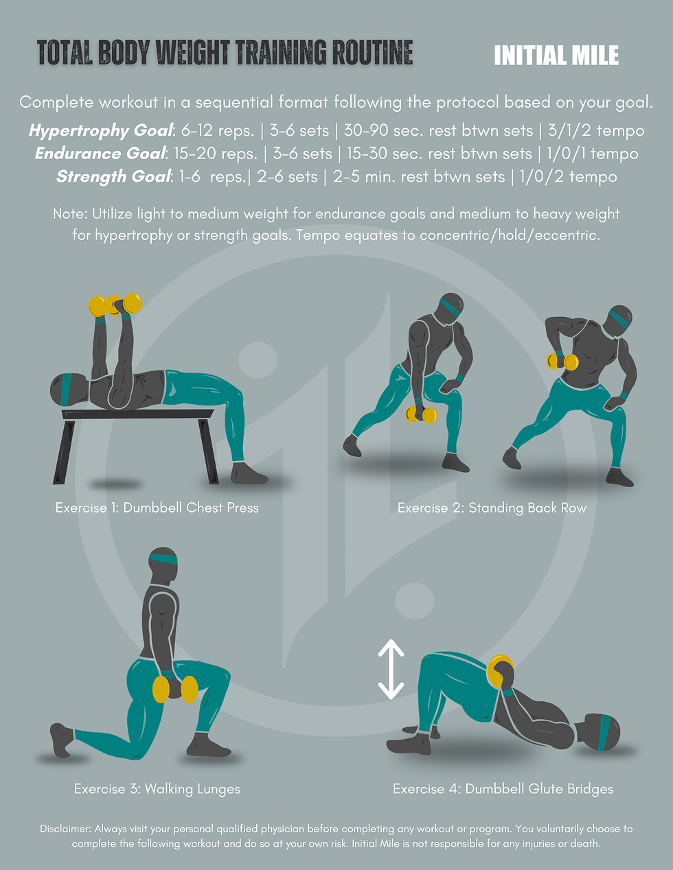 Total Body Weight Training Routine
