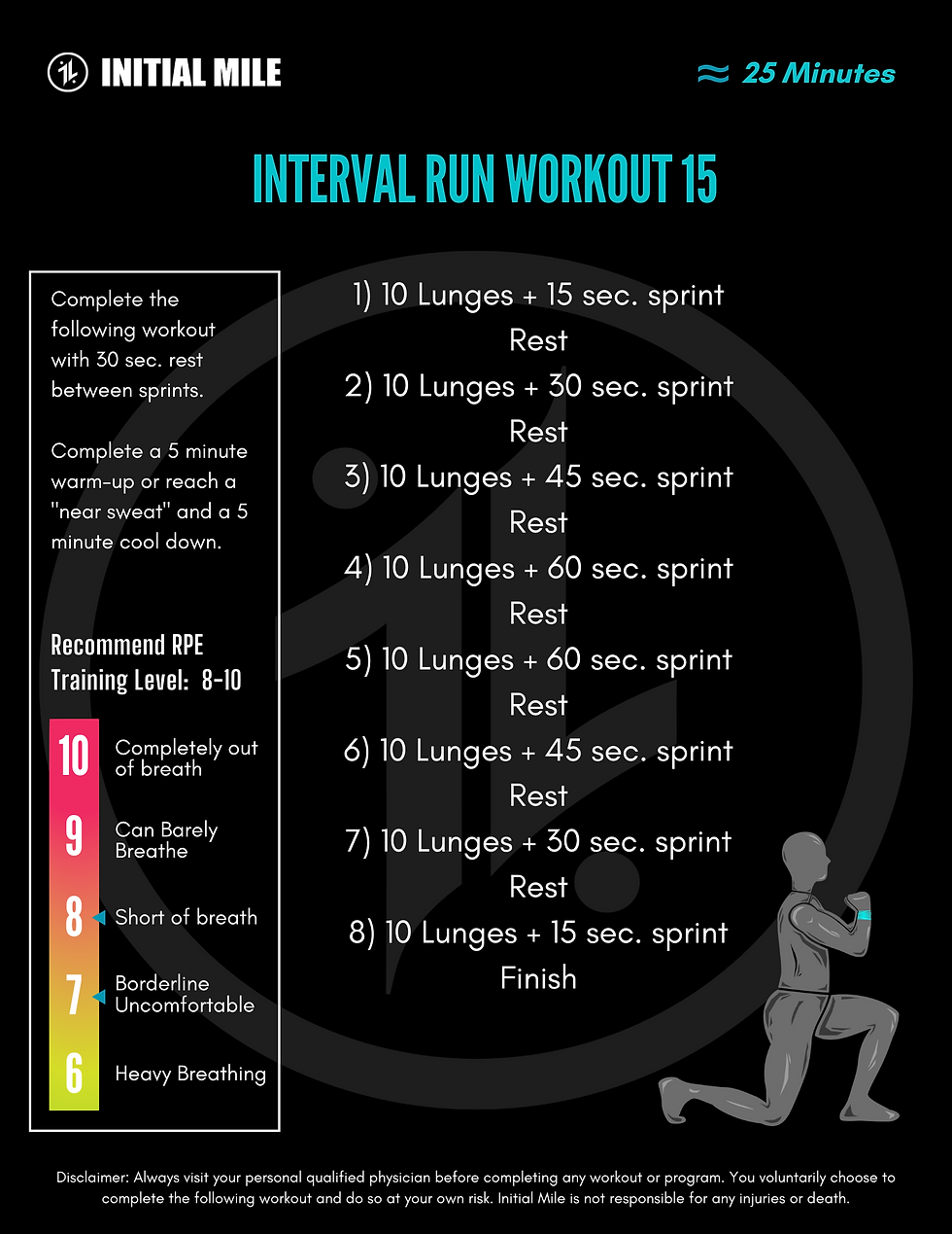Incline interval run workout