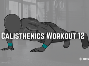 initial mile character doing a calisthenics workout.