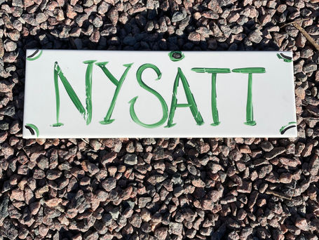 Nysått och lite datum.