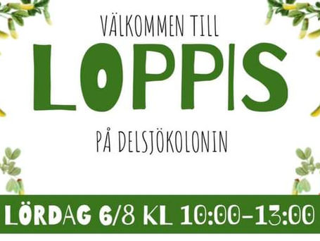 Dags för loppis och en liten påminnelse!