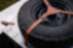 Thumbnail: Land Rover Leather Spare Wheel Tie Down Strap