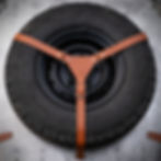 Thumbnail: Land Rover Leather Spare Wheel Tie Down Strap
