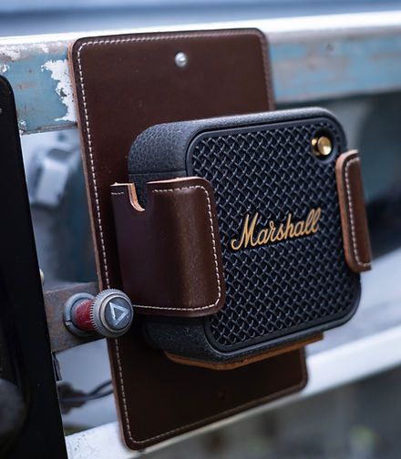 Land Rover S2 Marshall Willen II Speaker Leather Dashboard Mount