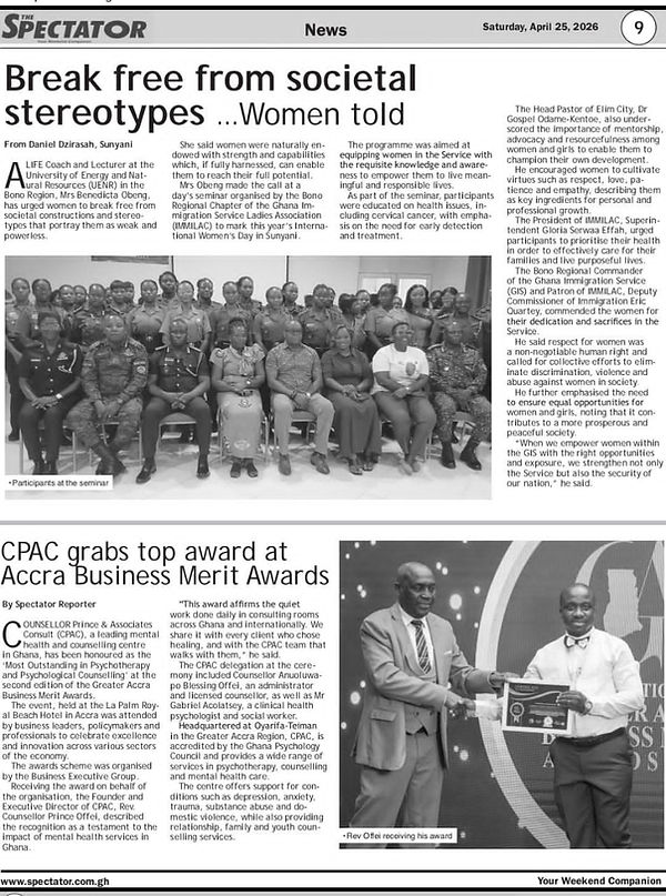 Newspaper -CPAC Awarded 2026 Most Outstanding in Psychotherapy (1).jpg
