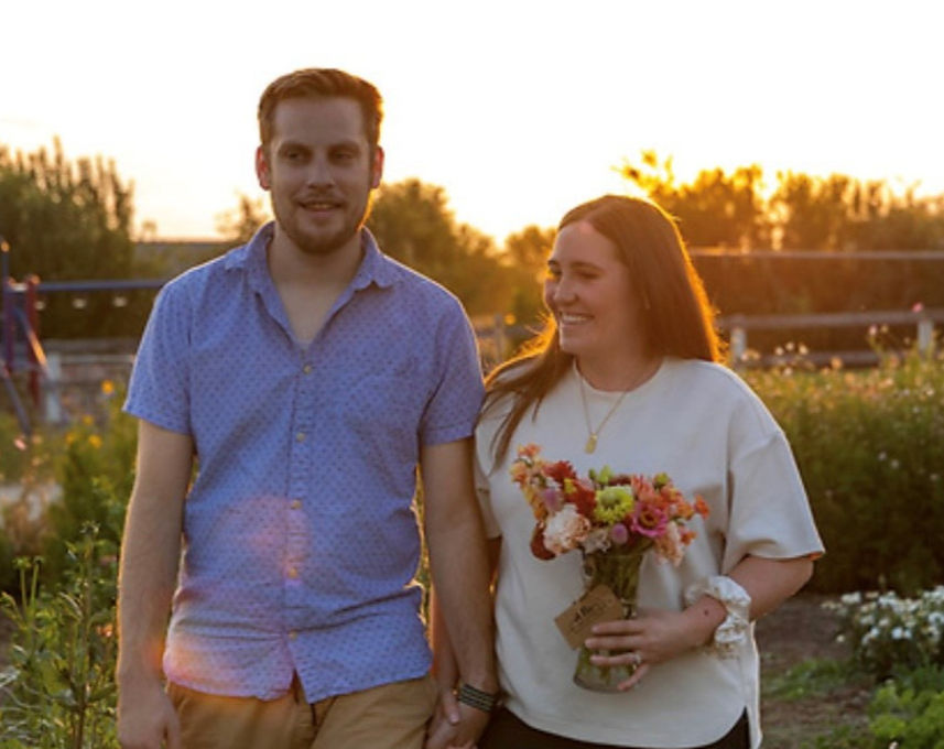 Sunset Among the Blooms: Date Night