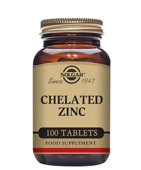 Solgar Chelated Zinc 100 Tablets