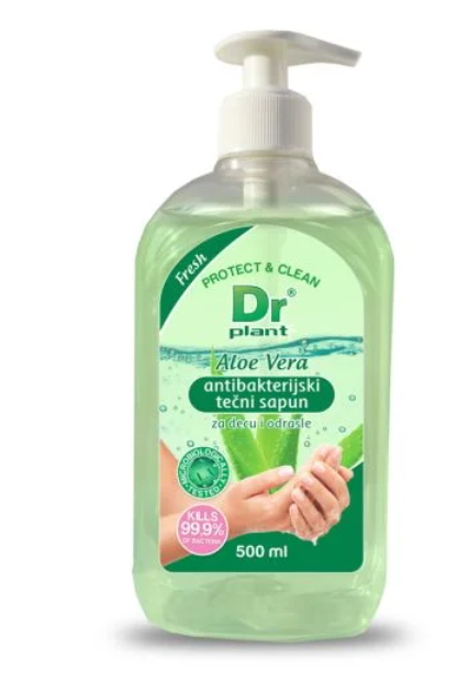 Dr Plant Aloe Vera liquid antibacterial soap 500ml