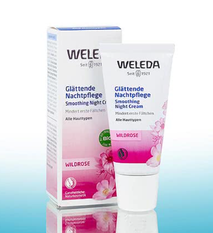 Weleda Wild Rose Smoothing Night Cream, 30 ml