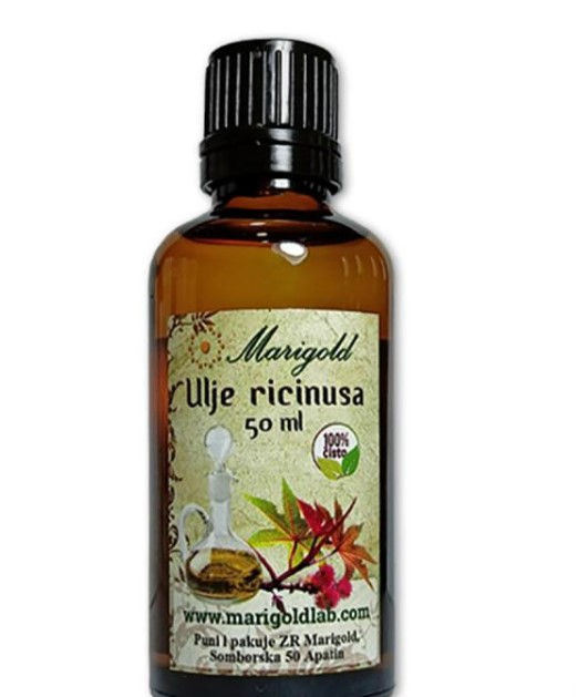 Marigold Castor (Ricinus Communis) Seed Oil 50ml, MG