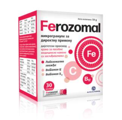 ALKALOID FEROZOMAL sachets 30 KOM