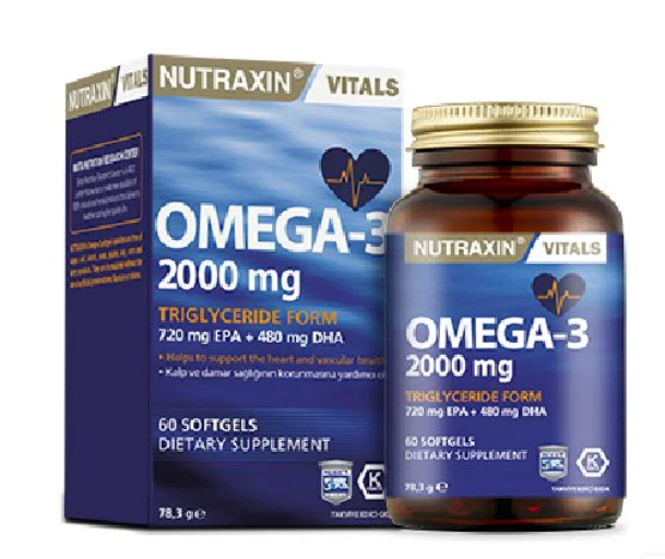 Nutraxin Omega-3, 60 Ct