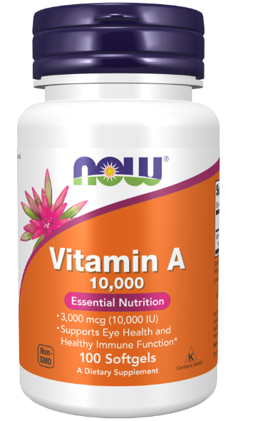 Now-Vitamin A 10,000 Softgels