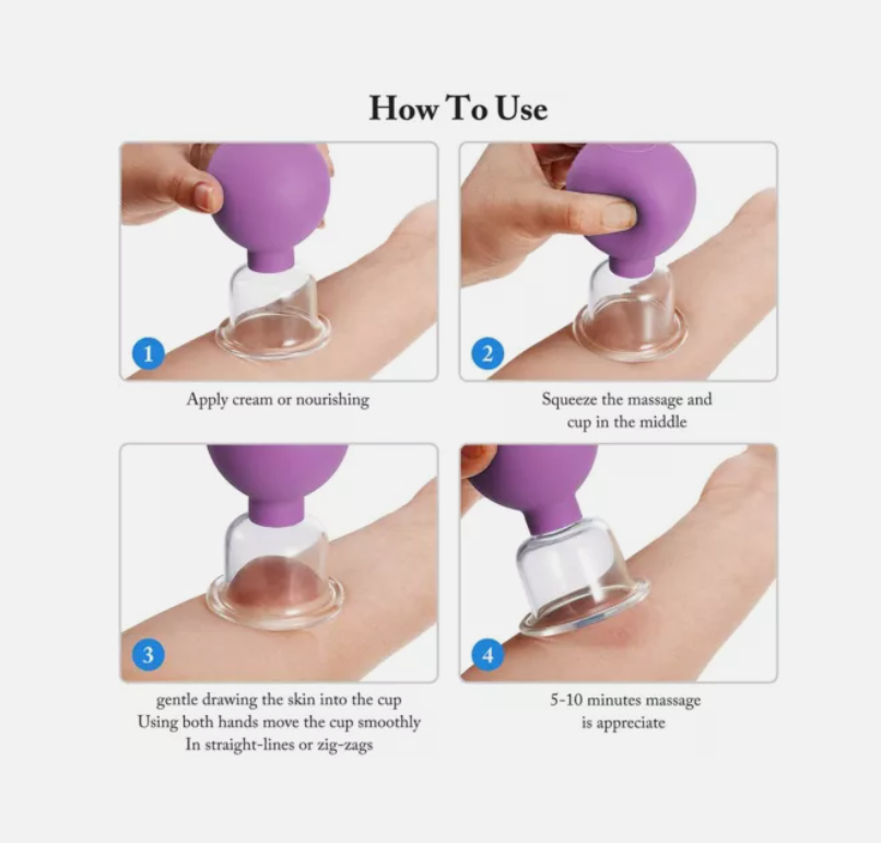 Minijatura: 4pcs Cupping Therapy Kit Massage