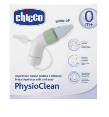 Chicco PhysioClean Nasal Aspirator Soft And Easy 0M+