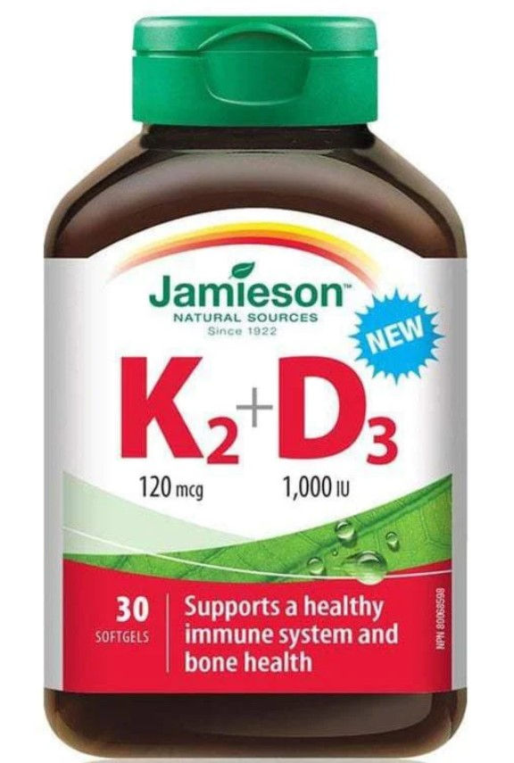 Jamieson Vitamine K+D 30 caps