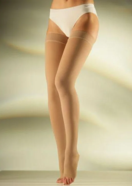 SIGVARIS 701 AG THIGH HOLD-UP OPEN TOE BAP SIZE 5 L LONG PLUS COLOR CRISPA