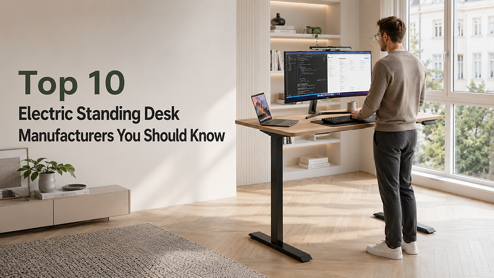 Top 10 Electric Standing Desk Manufacturers You Should Know