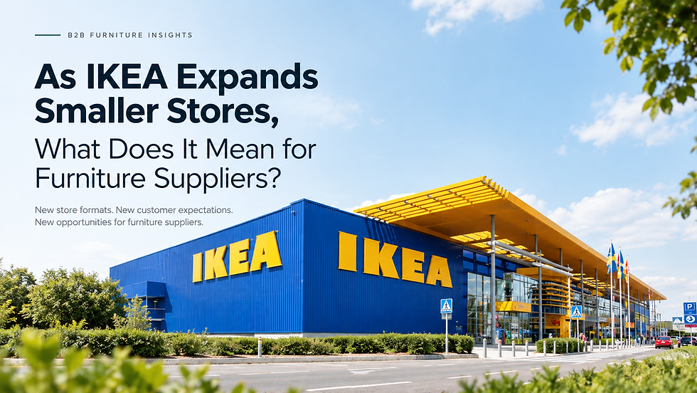 As IKEA Expands Smaller Stores, What Does It Mean for Furniture Suppliers?