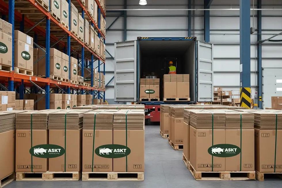 Effiziente Containerbeladung und Möbellogistik Kostenoptimierung im B2B-Möbelimport.