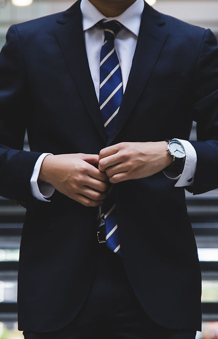 Homme d'affaires en costume