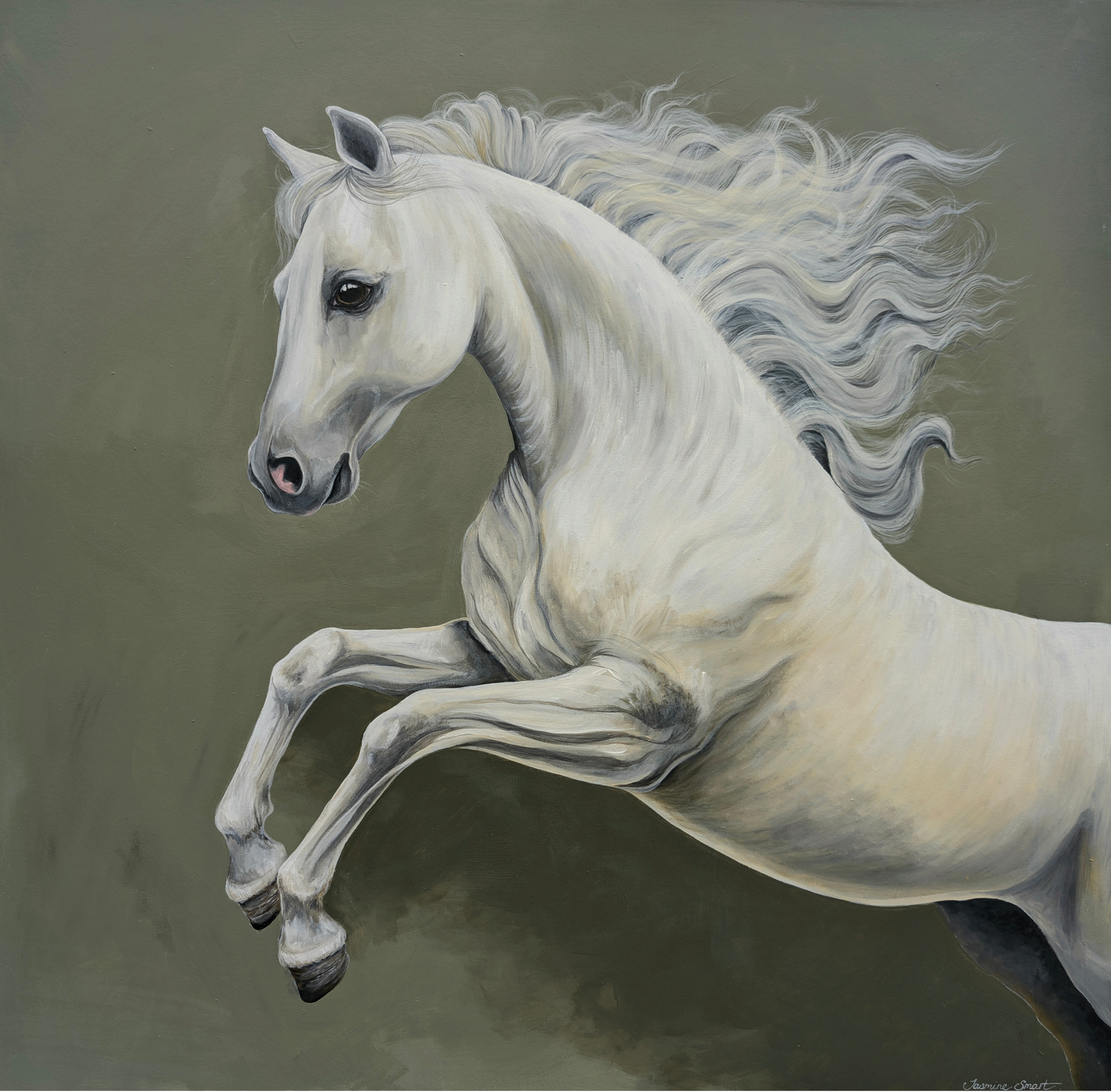 'White Horse' Original Painting