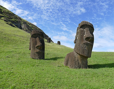 Moai's am Rano Raraku