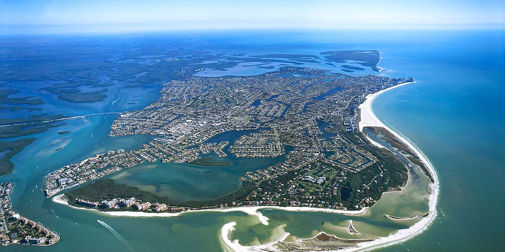 Marco Island Air Photography and Map