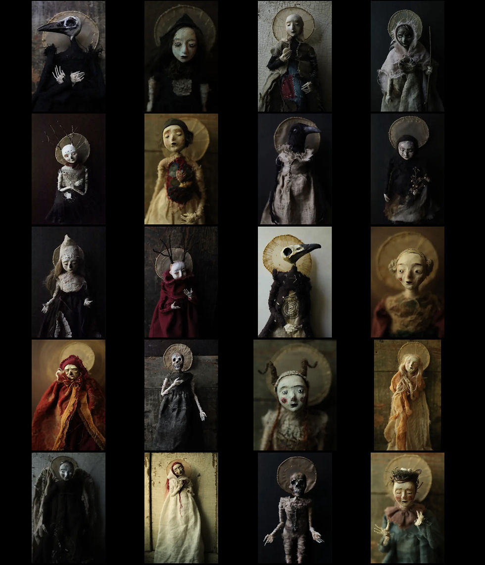 Thumbnail: Boxed Set of 52 Forgotten Saint holy cards