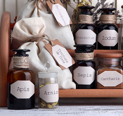 Vintage apotekarburkar