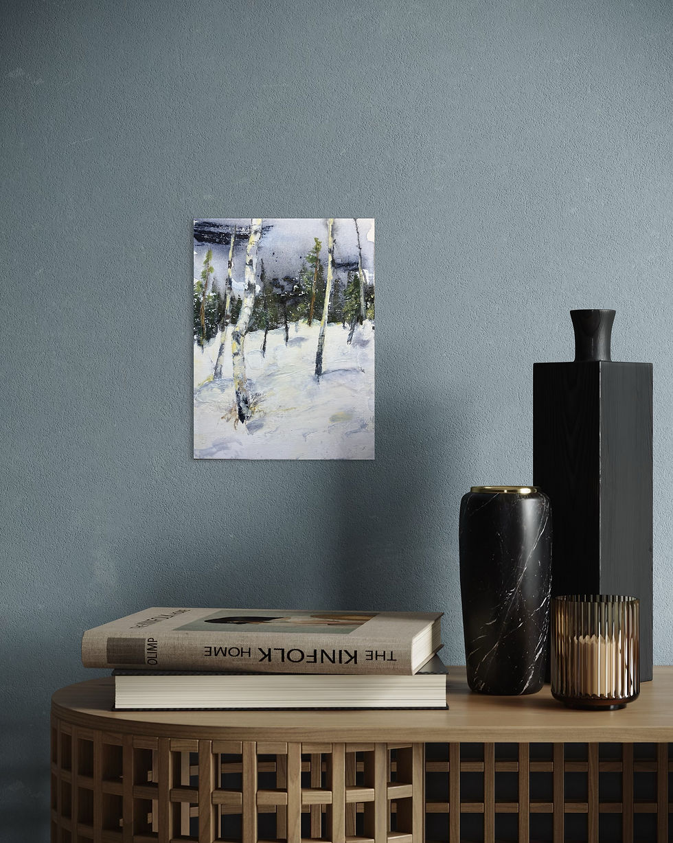 Thumbnail: Small winter landscape 7