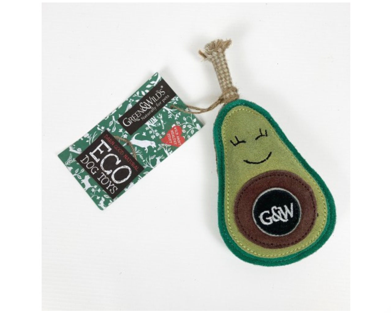 Green & Wilds Happy Dog Happy Planet ECO toy Audrey the Avocado