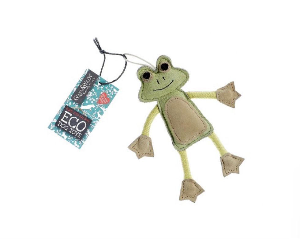 Green & Wilds Happy Dog Happy Planet ECO francois le frog