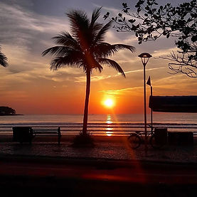 Por do sol em Balneário Camboriú