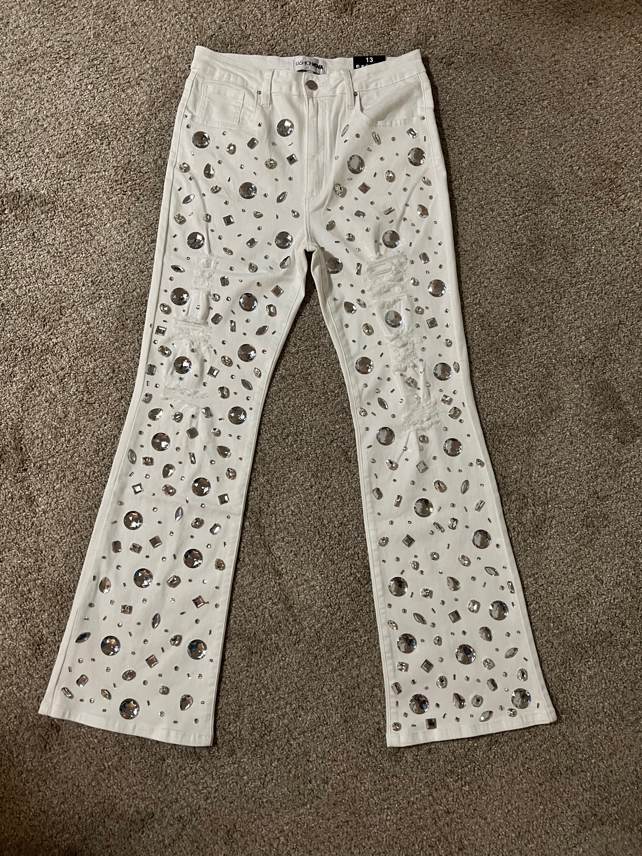 CUSTOM GEMSTONE JEANS