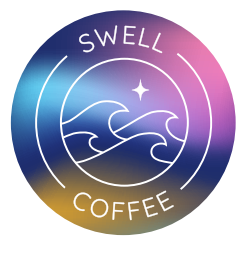 Swell Coffee Truck rainbow logo