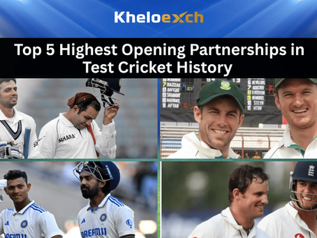 Top 5 Highest Opening Partnerships in Test Cricket History, Including McKenzie-Smith and Sehwag-Dravid by Kheloexch