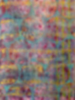 Spring Graffiti, oil and encaustic, 26.5x36